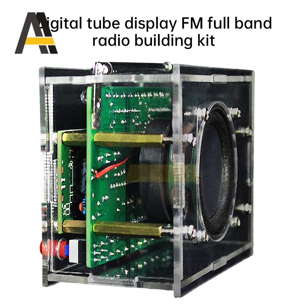 DIY FM Radio Electronic Kit Adjustable Frequency 87-108MHZ RDA5807 Display PCB Soldering Project Practice Solder Parts diy kits