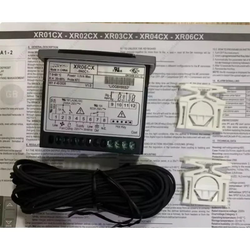 Original XR06CX XR06CX-5N0C1 Electronic Temperature Controller Cold Storage Refrigerator Thermostat