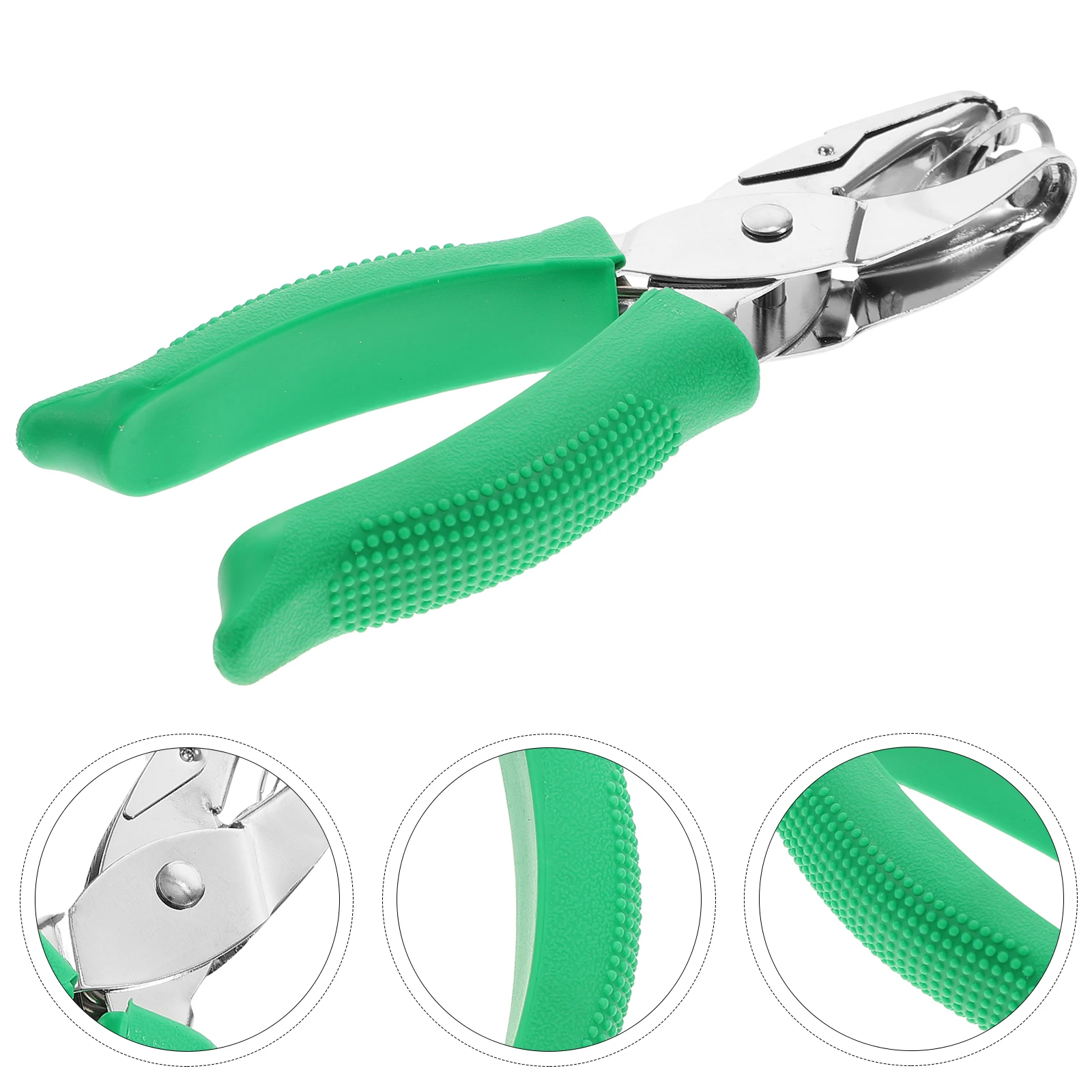 أداة ثقب واحدة شديدة التحمل للورق والحرف اليدوية على شكل مثلث أداة تخريم معدنية لمستلزمات المكاتب المدرسية المنزلية