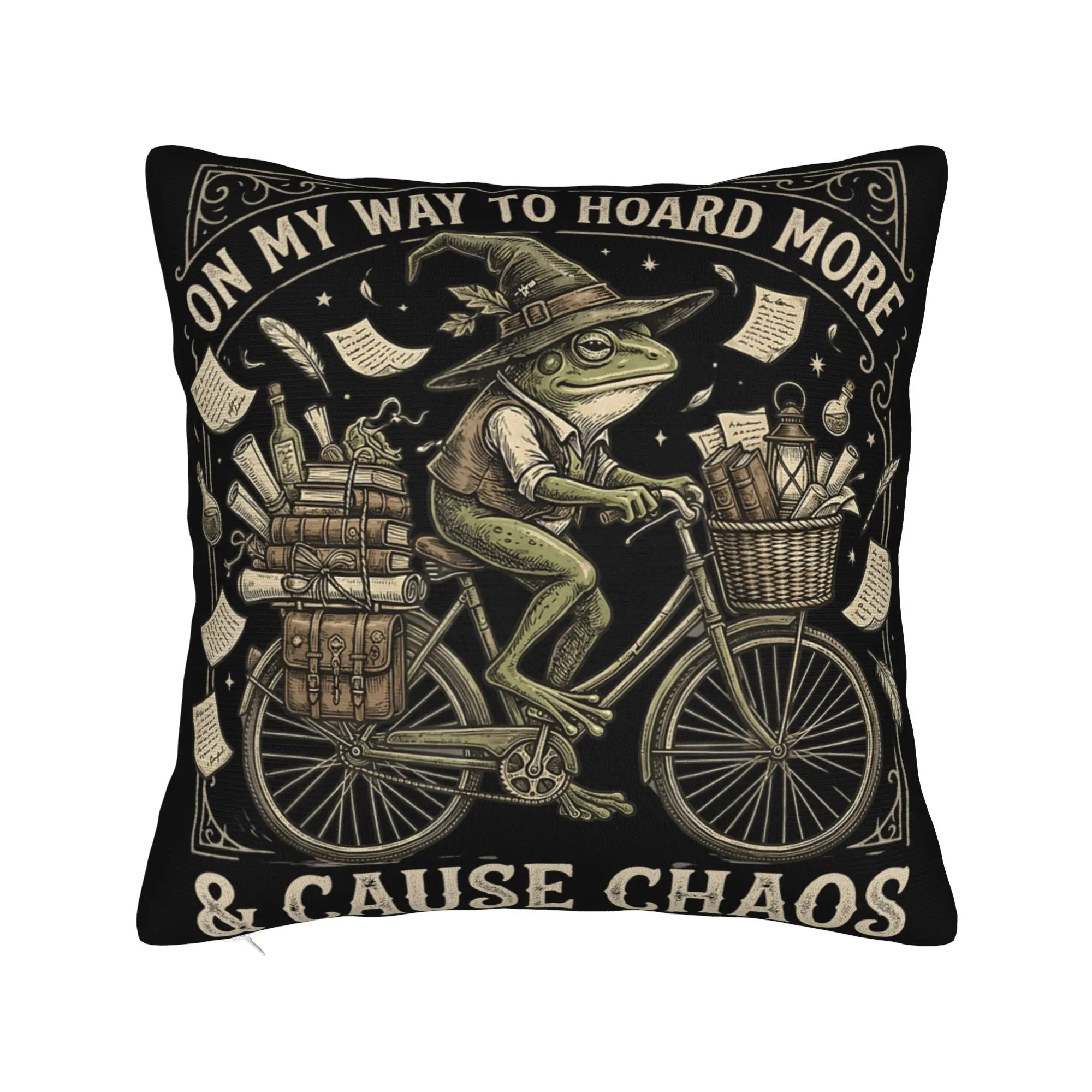 Decorative Pillow Covers On My Way to Hoard Fabrics and Cause Chaos Merch Home  Pillow Case Cover Drop Shipping Multiple Sizes