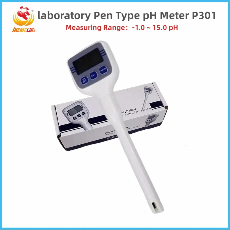 IKEME Pen Type PH Meter 3-in-1 TDS 0.2 High Precision Tester Pool Lab Medidor Ph Meter Laboratory 0-14 Digital pH Testers