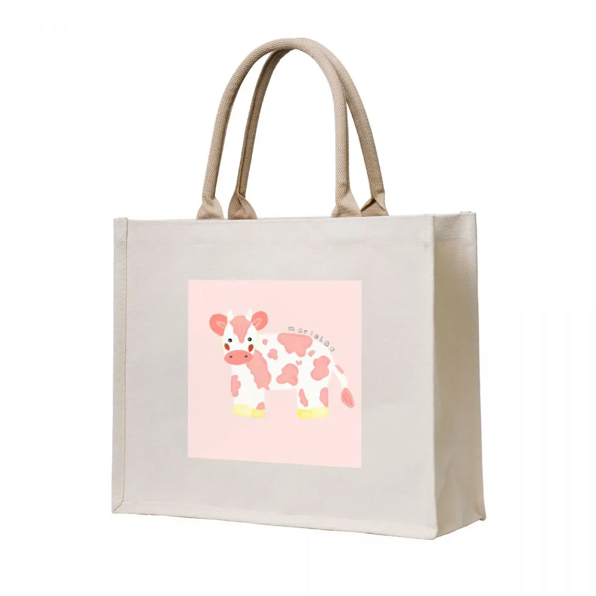 

strawberry cow Tote Bag female bag tote bag women Big women