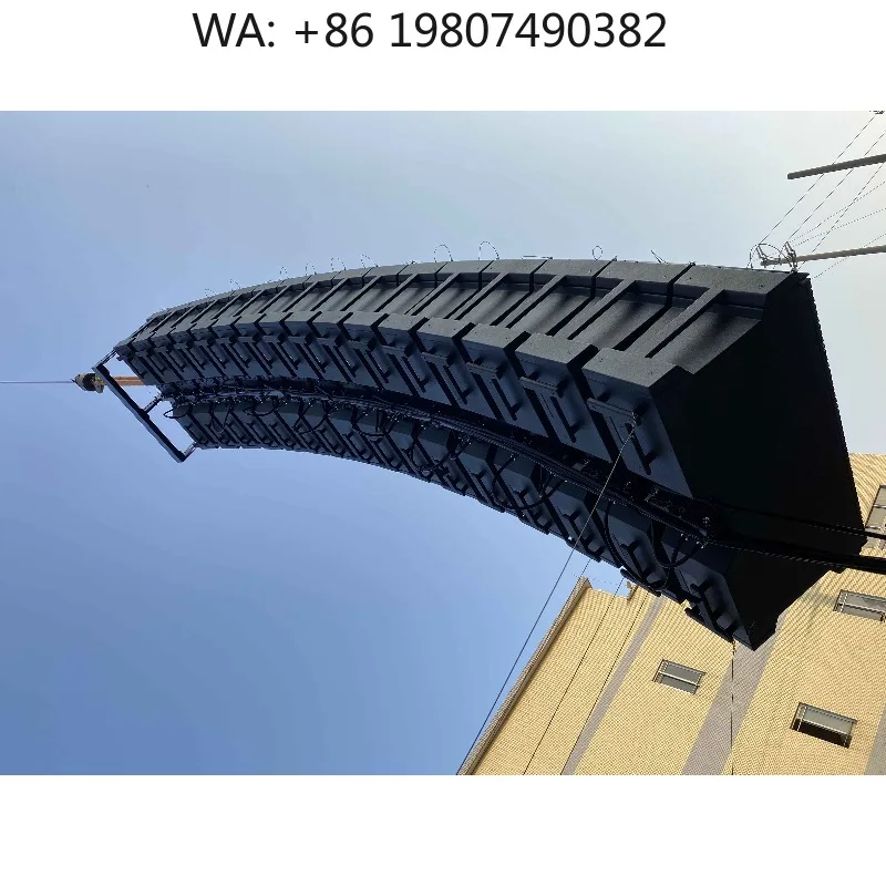 Dual 10-inch Woofer Active Passive Line Array Speaker, Pro Audio System for Indoor Outdoor Stage Live Performance Events