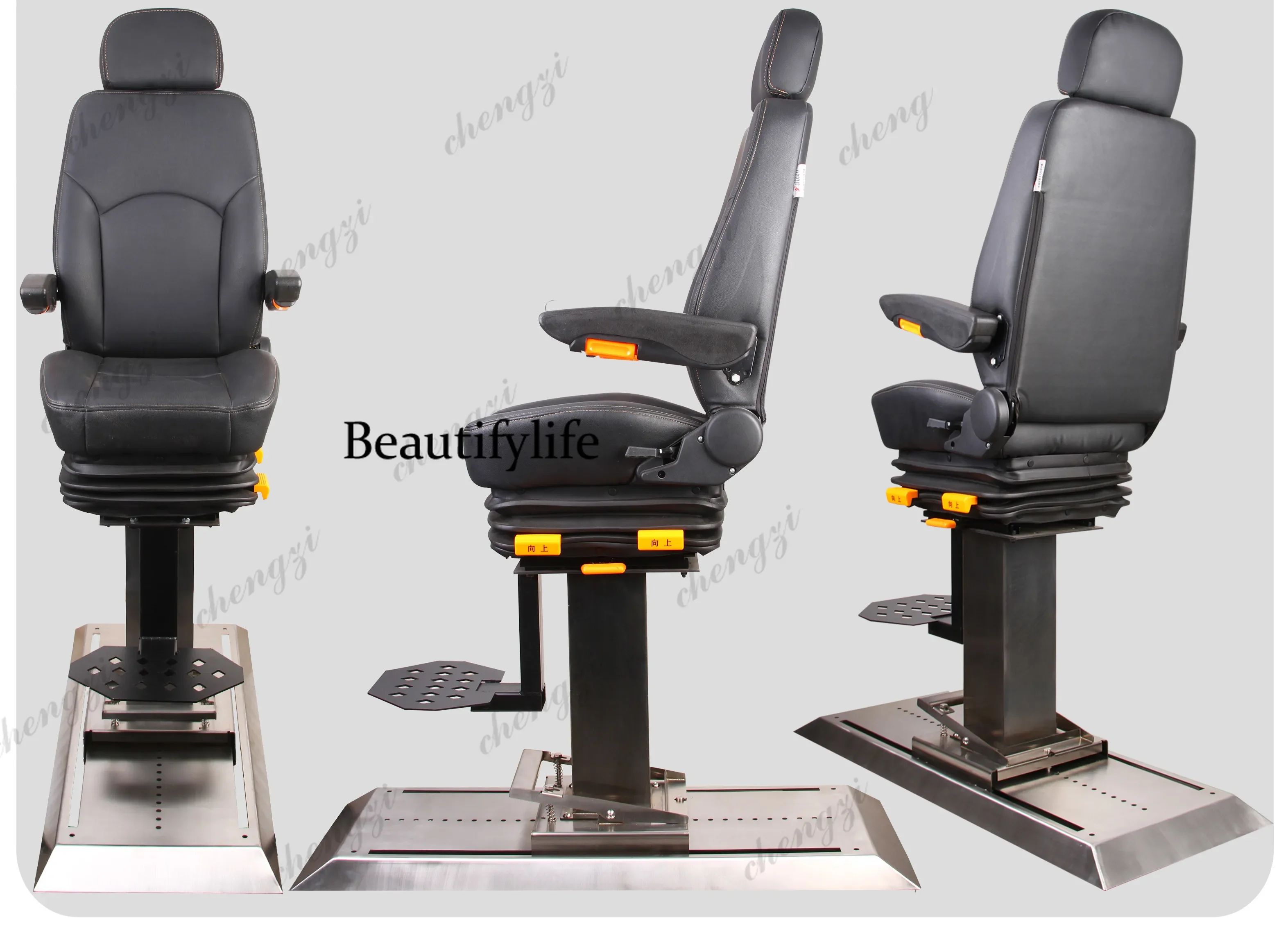 AB03  A69 construction machinery equipment modification numerical control console ship driver ground guide rail slide, seat