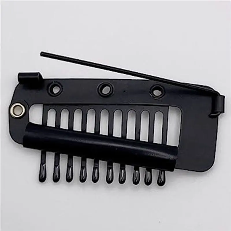 ABZC-Pack Of 20 Strong Chunni Clips With Safety Pin, Easy To Use With Dupatta, Hijab & Tikka Setting Black