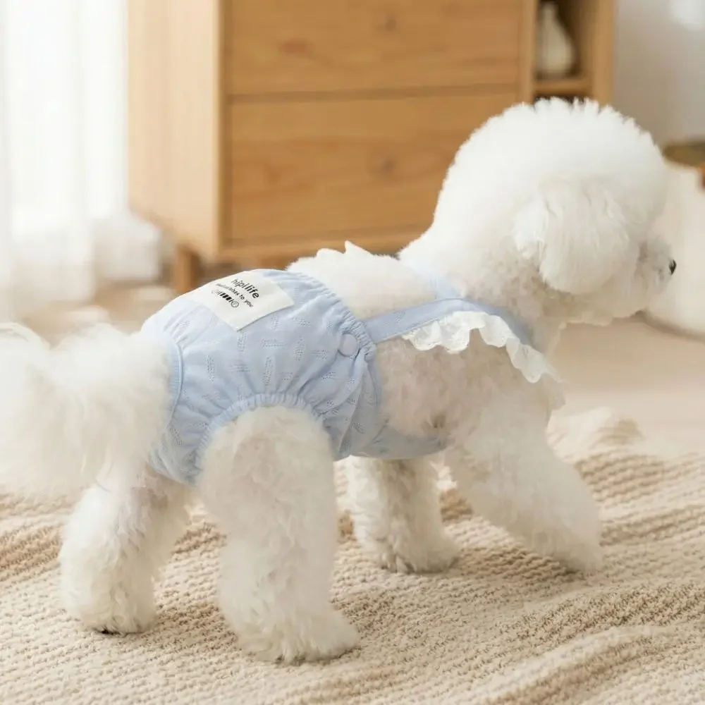 Strap Style Dog Physiological Pants Adjustable Breathable Pet Jumpsuit Washable Pet Hygiene Pants Fashion Anti Harassment