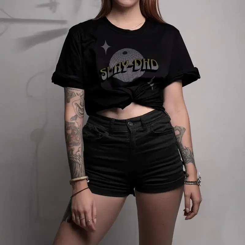 Slay DHD t shirt Streetstyle Meme s Diagnosed With Silly Born To Adhd Awareness Feel Good