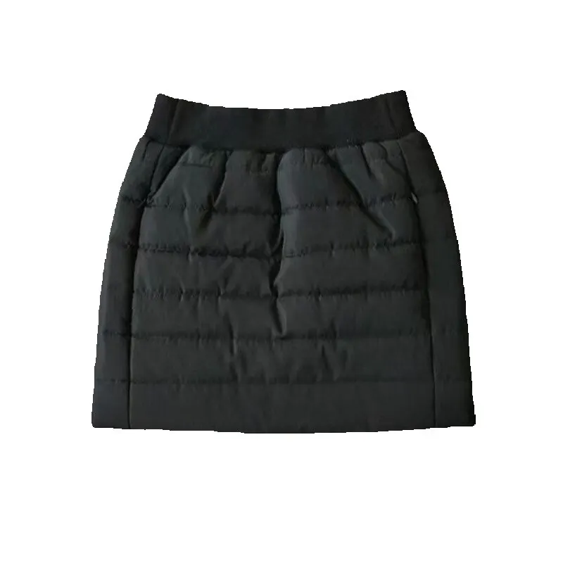 Falda corta de cintura alta para mujer, minifalda Sexy con bolsillo y cremallera, color negro, elegante, estilo coreano, para otoño e invierno, 2022