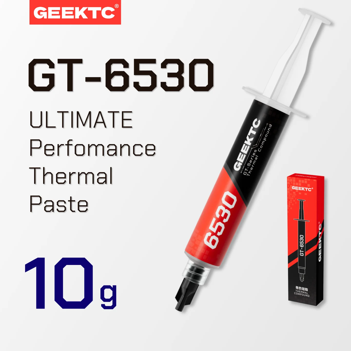 GEEKTC GT6530 (4g,10g) Ultieme prestatie thermische pasta voor CPU's, GPU's, consoles, grafische kaarten, laptops, processors, thermisch vet