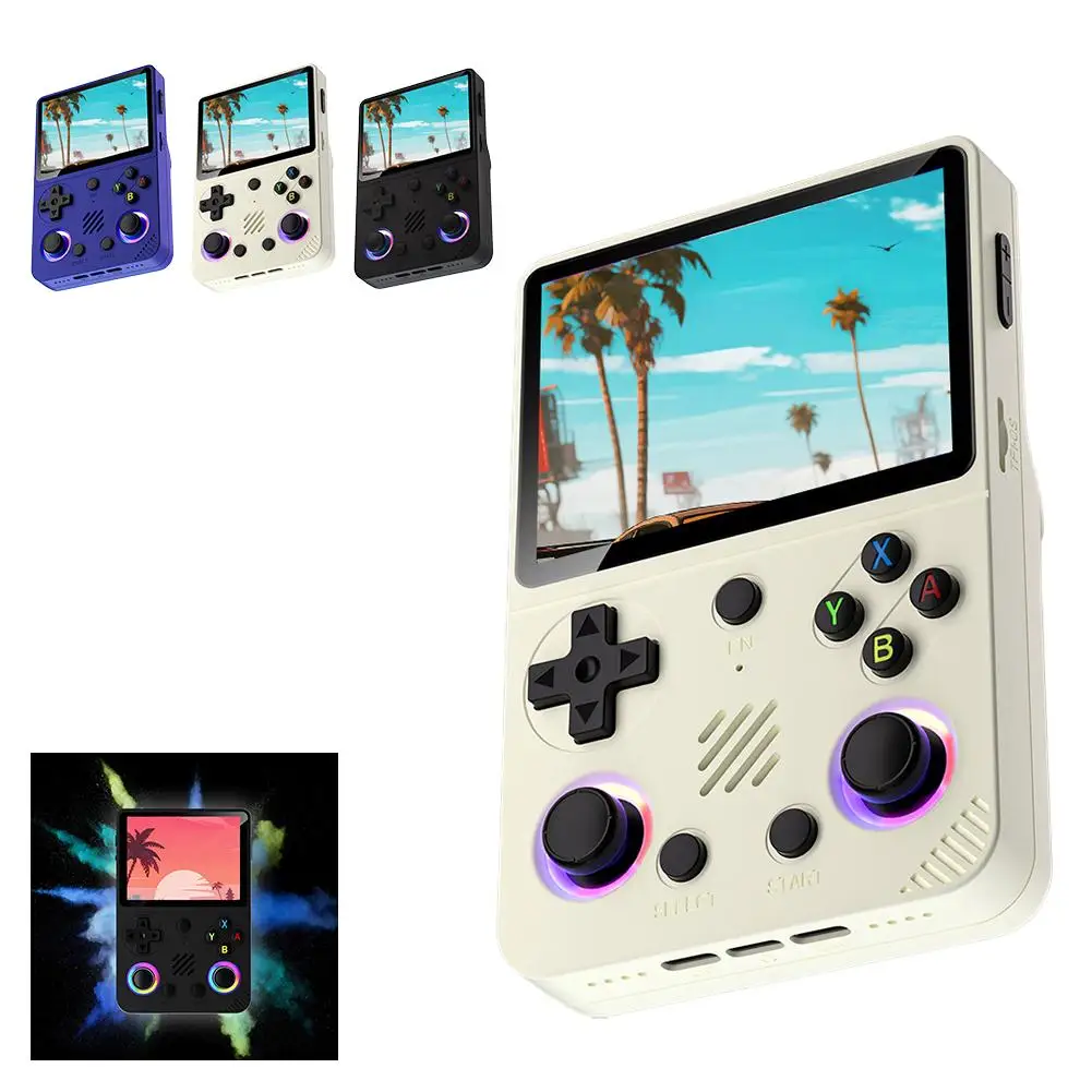 

Для портативной игровой консоли RG36 PRO в стиле ретро, 3,5-дюймовые эмуляторы, четырехъядерный процессор RK3326 Linux, IPS-система, аккумуляторный экран 20+ 3000 мАч G4J6