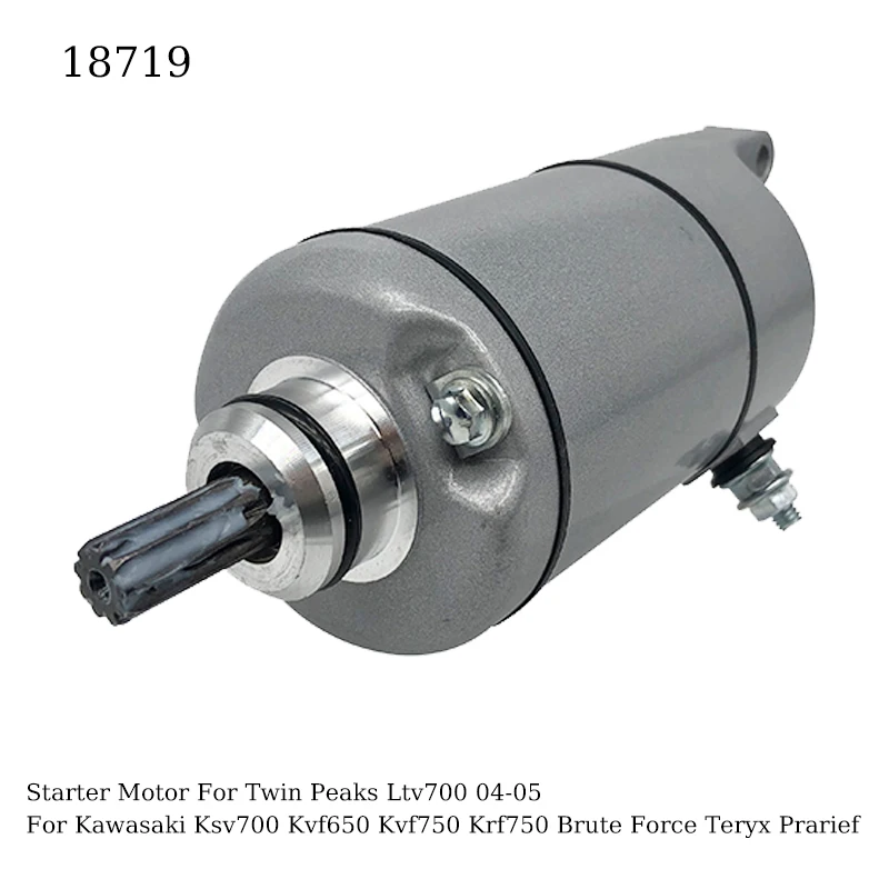 

18719 Electrical Engine Starter Motor Kawasaki Ksv700 Kvf650 Kvf750 Krf750 Brute Force Teryx Prarie Motorbike Moto Acessorios