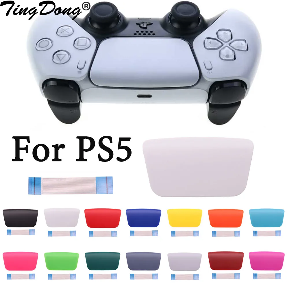 Replacement Touchpad For PS5 V1 1.0 BDM-010 Controller Touch Pad With 18Pin Flex Ribbon Cable For PS5 V1 Gamepad