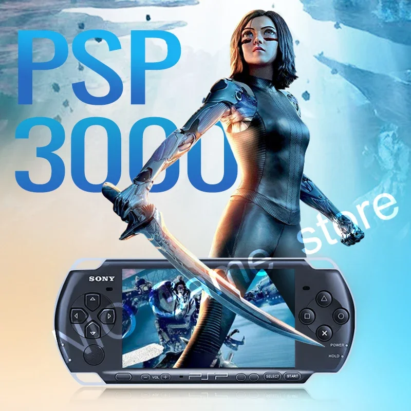 Original Sony psp3000 game console PSP handheld gba game doubles handheld arcade game console FC