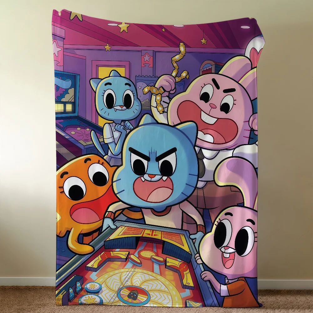 Blanket Throw Super World Cosy Of Plush Living Room Sofa The Couch Childish G-GumballS Birthday A-AmazingS Gifts