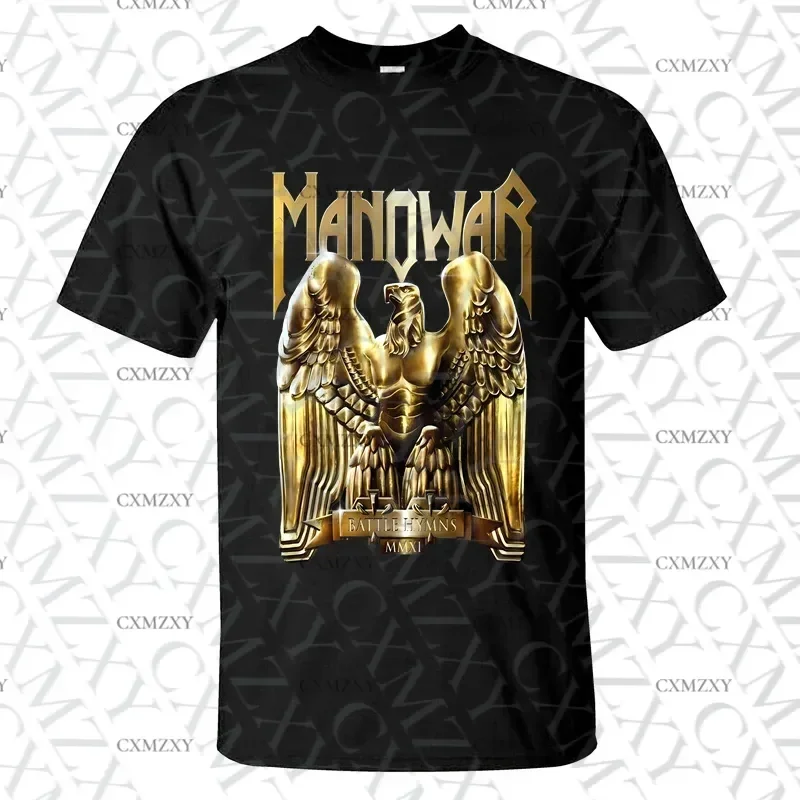 

Manowar Heavy Metal New York Fantasy 1980s American Music Rock Band Tee T-Shirt