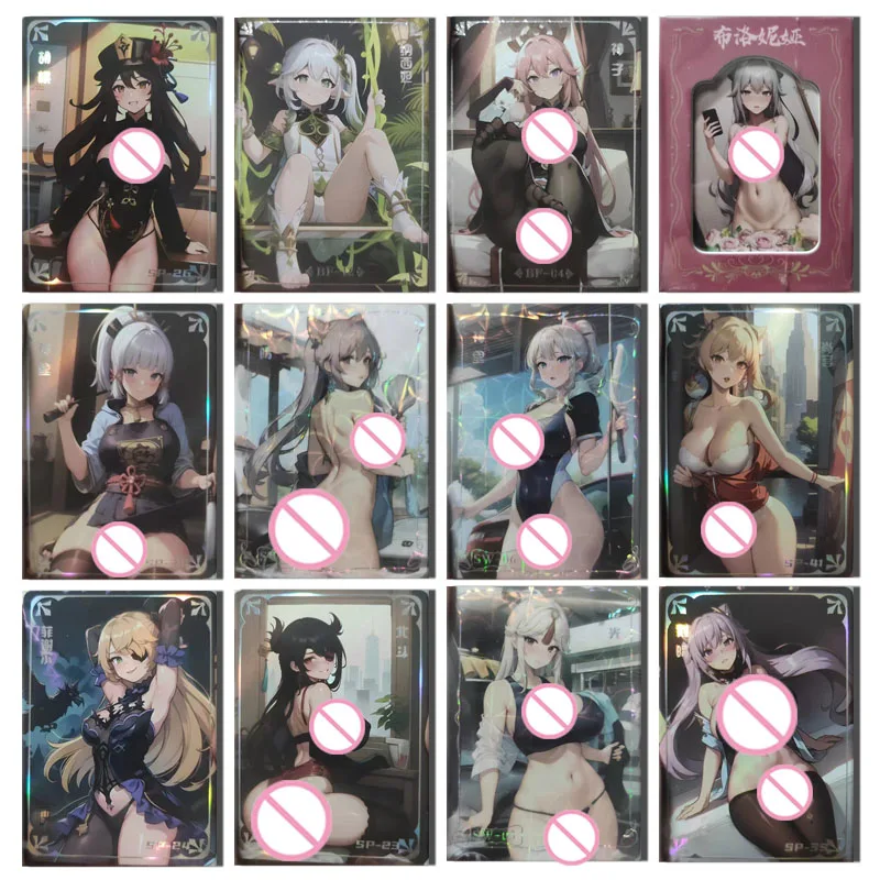 

Goddess Story albedo Yae Miko Ningguang Keqiang Kamisato Ayaka Boa Hancock ACG card boy Toy collection Birthday Christmas gift