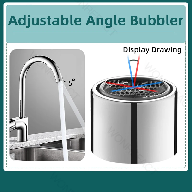 Faucet Aerator Replacement Female Thread Chrome Bathroom Sink Attachment Solid Brass Kitchen Sink Aerators Filter Sprayer