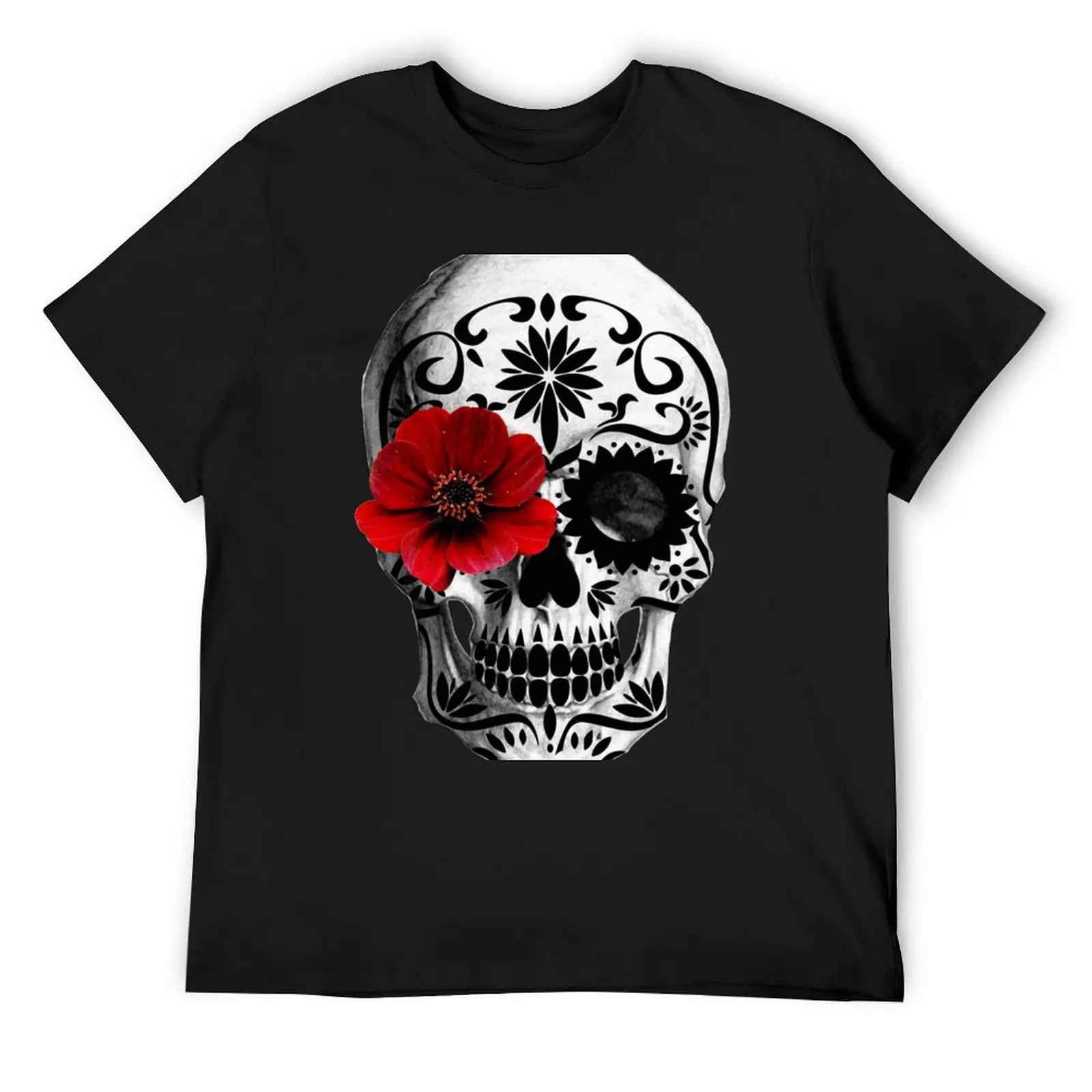 

Sugar skull Day of the dead Classic T-Shirt anime figures plus size tops Men's t-shirt