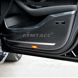 ABS Carbon Fiber Inner Door Panel Protection Anti Kick Cover Stickers For Mercedes Benz GLC X253 GLE W167