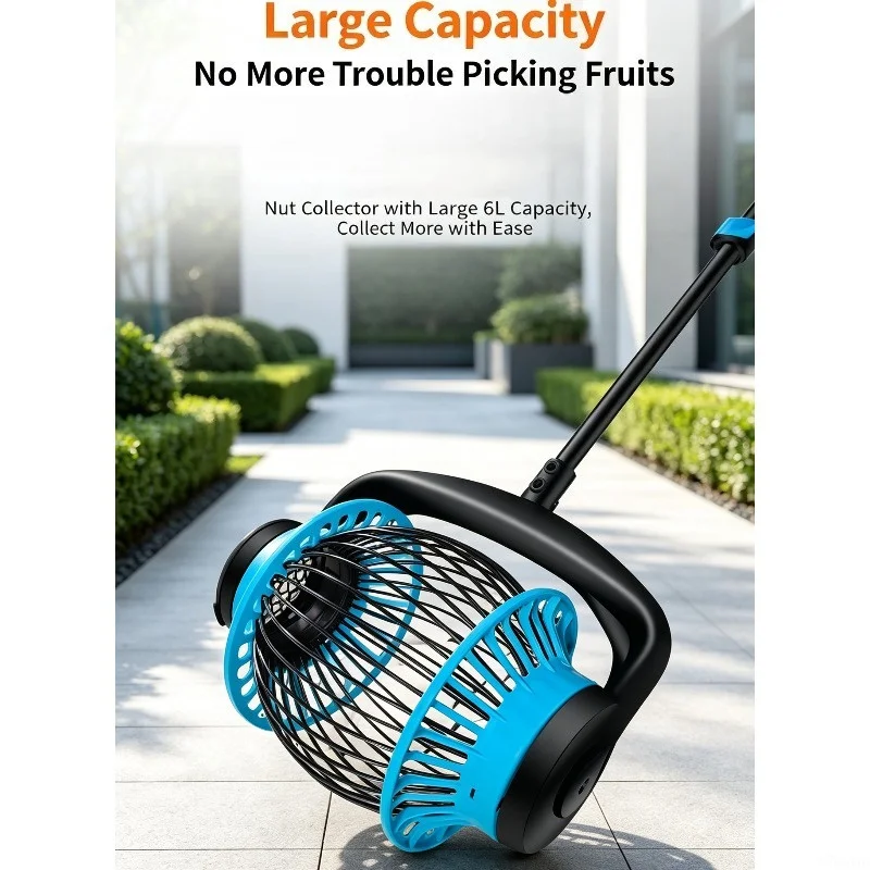 Fruit & Ball Picker, Table Tennis & Tennis Ball Collector, No Bending Quick Picker, Adjustable Telescopic Ball Picker
