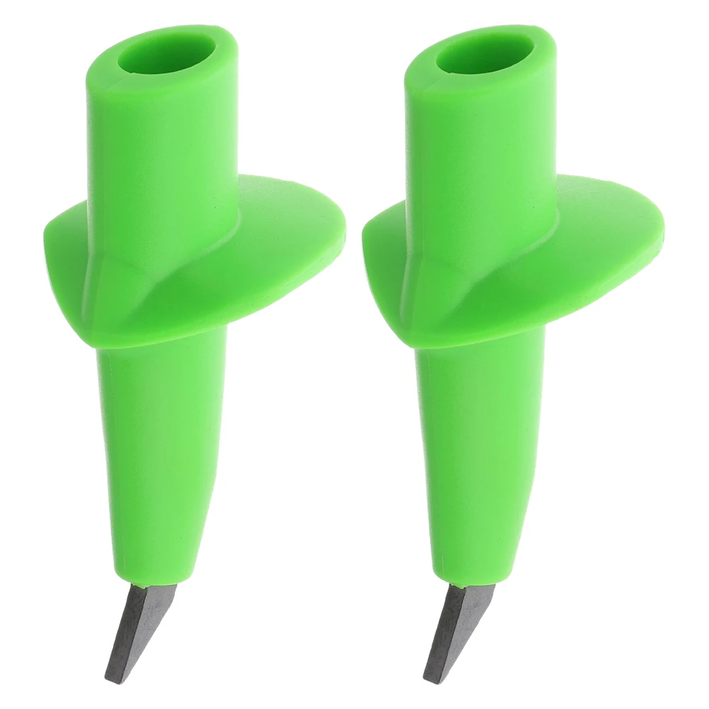 

2 Pcs Trekking Pole Tips Tungsten Steel Lightweight Compact Hiking Gear Walking Stick Accessories Portable Stable Support