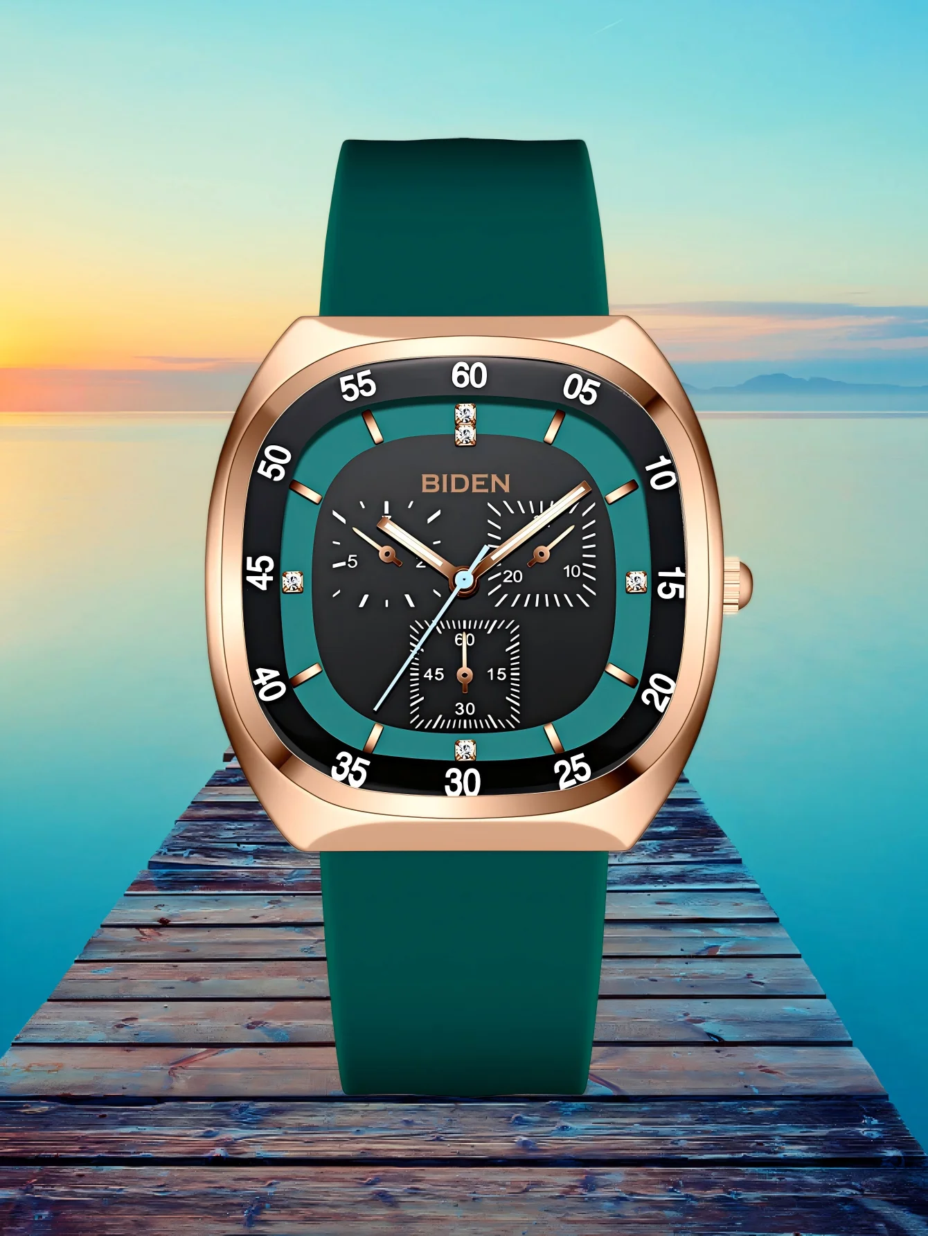 

BIDEN Fashion Women Watches Casual Silicone Band Ladies Analog Quartz Wristwatches For Girls Clock Reloj Mujer