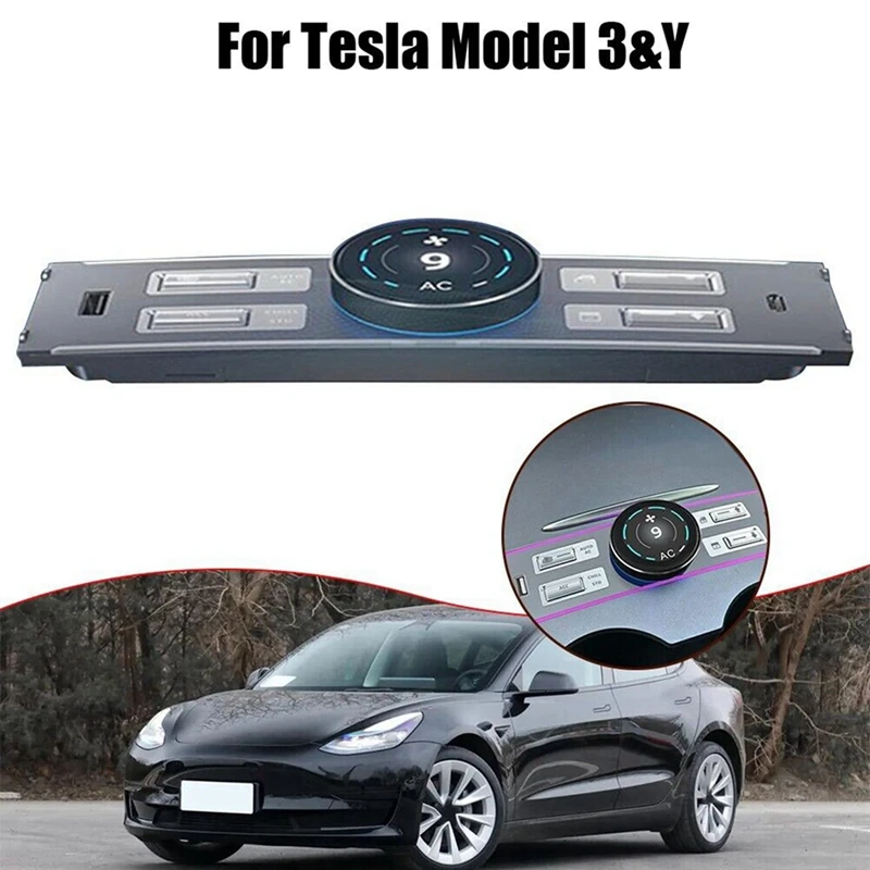 

Car LCD Knob Docking Station For Tesla Model 3&Y Car With Buttons Functions Parts