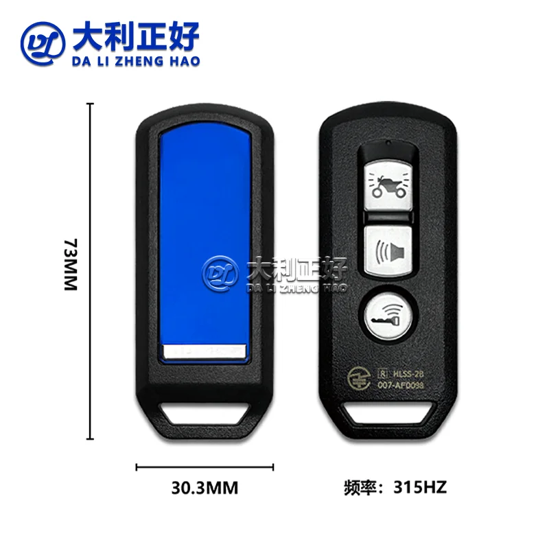 DL Motorcycle Control Key For Honda pcx150 x-adv750 Smart key 3 Buttons 315MHz ID47 Chip Smart Motorcycle Remote Key Smart Card