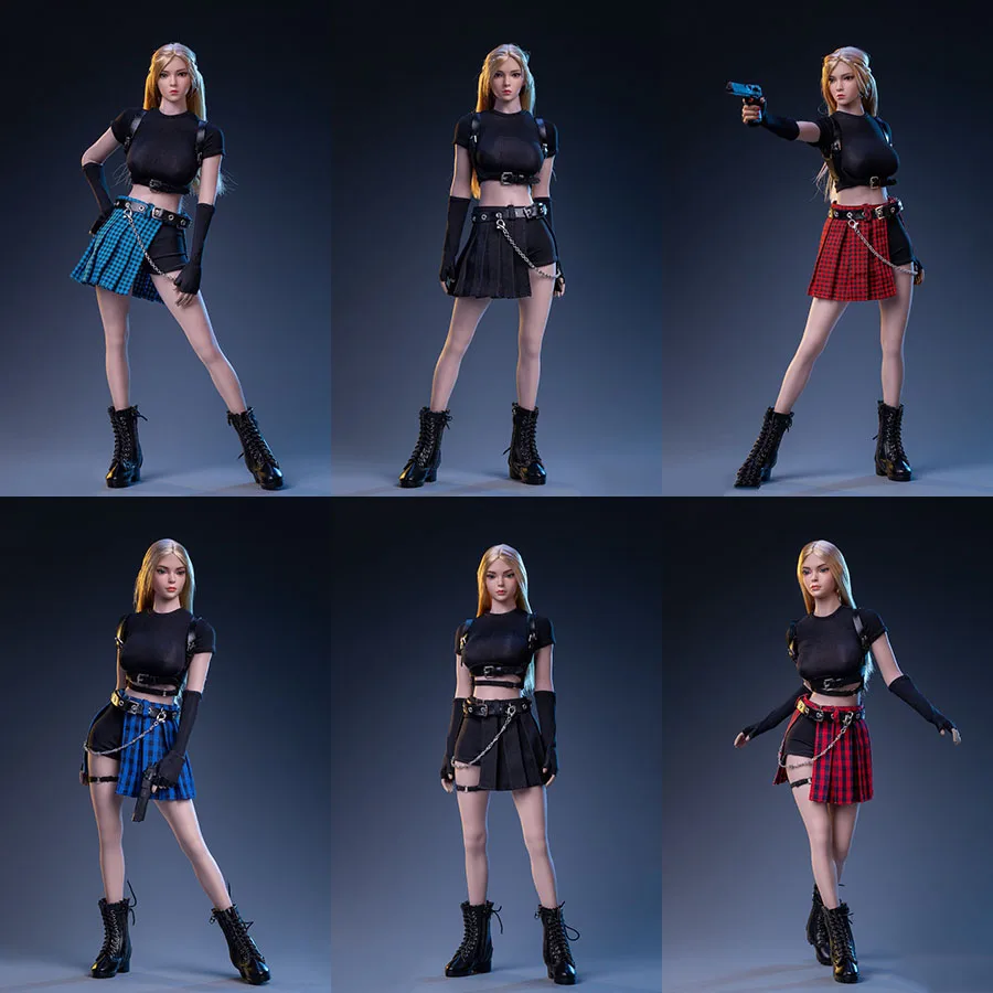

3STOYS 3S045 1/6 Female Handsome T-shirt Skirt Clothes Accessories Set Model Fit 12'' TBL S12D Big Bust Action Figure Body Dolls