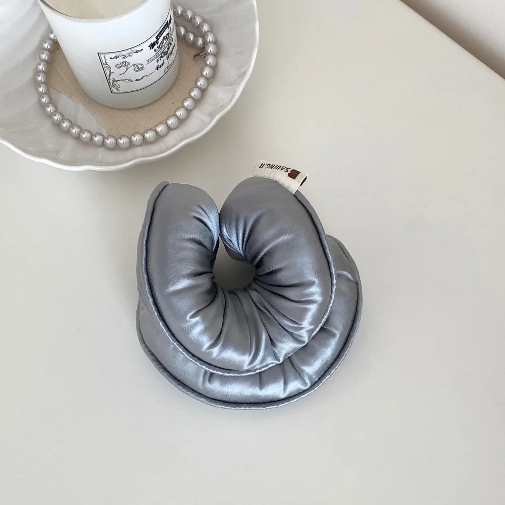 

Ultra Soft Cotton Sleeping Hair Ties High Elasticity No Damage Hair Elastic Ponytail Holder Filled Cotton Solid Color