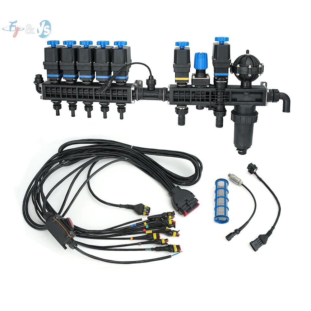 5-Way Precision Spray Control System,Automatic Variable Spray System–Pressure Regulation for Pesticide Quantitative Spraying
