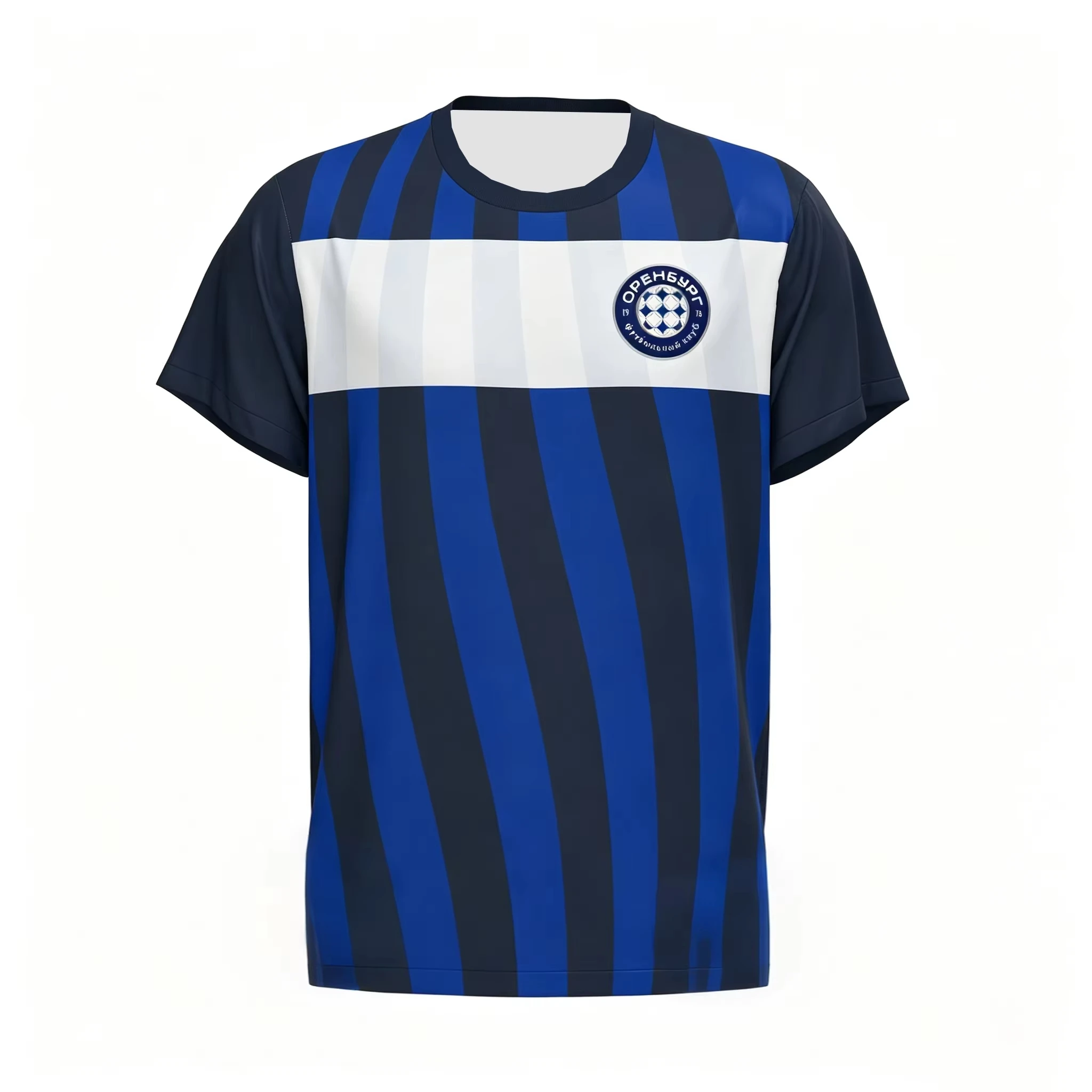 2026 Orenburg 3D Printed Football Jersey Men's Summer Quick Drying Breathe Short Sleeved T-shirt Family Matching Clothing