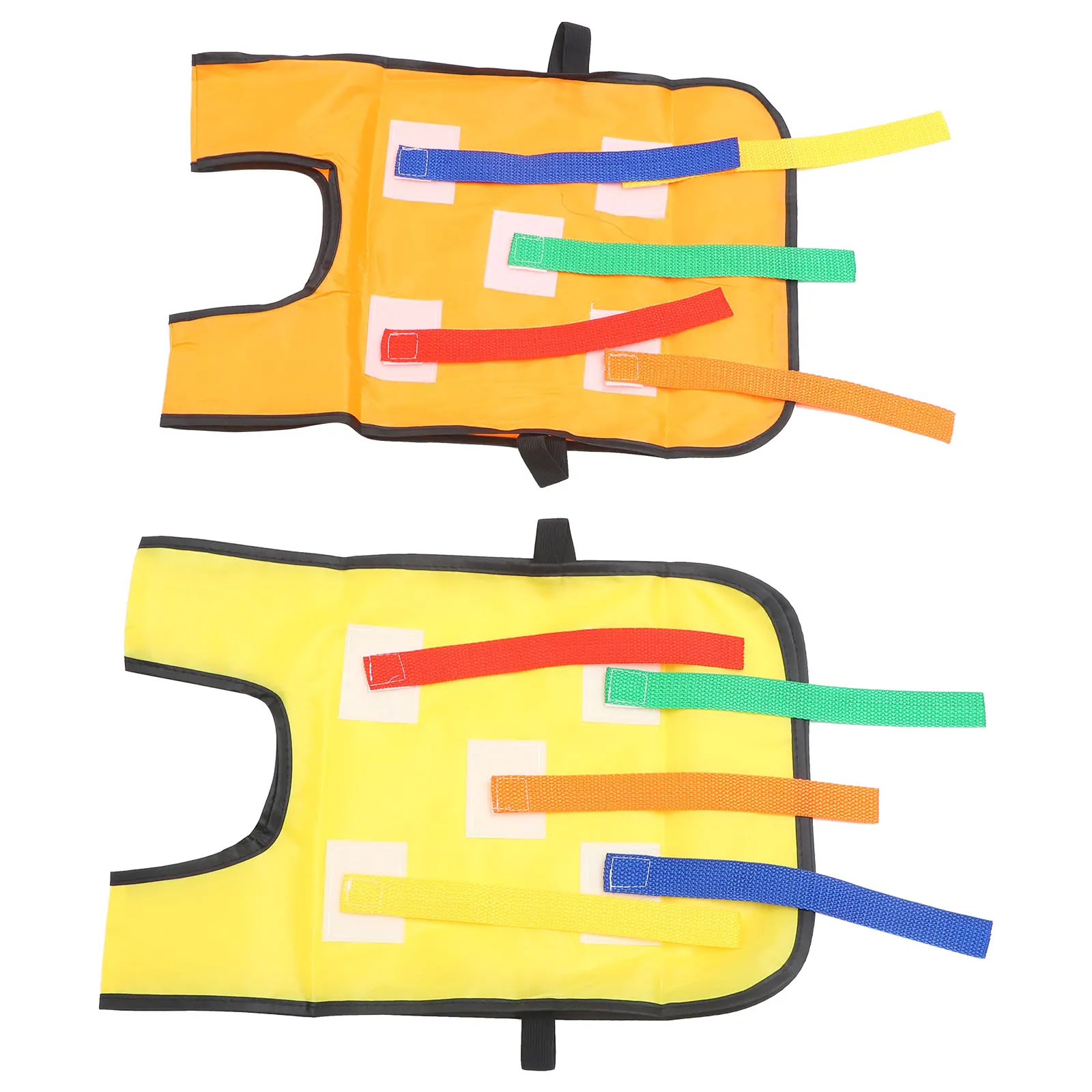 2Sets Pull Tails Activity Props Infant Development Outdoor Sports Activities Prop Bright Colors Pull Tail Belt