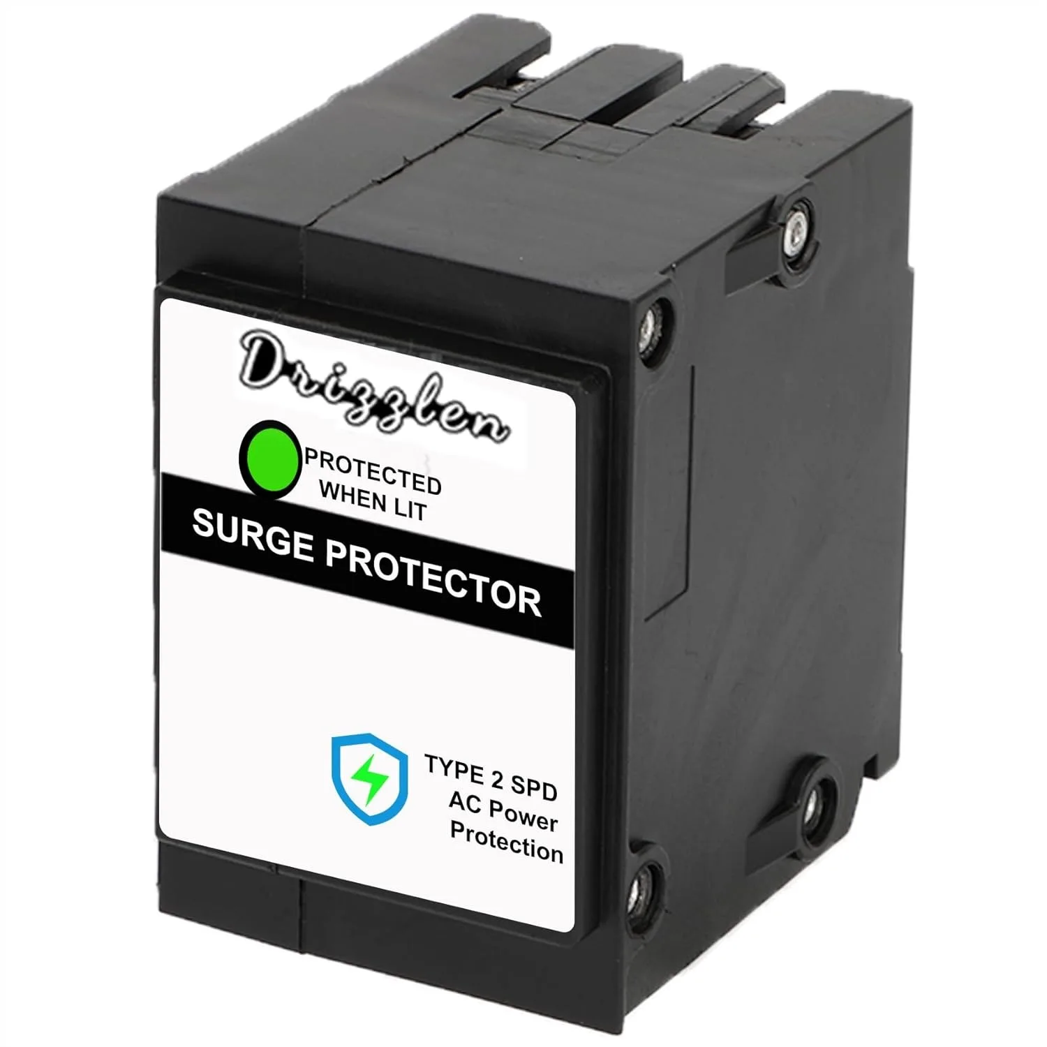 

Whole Panel Circuit Breaker Surge Protector 18kA for 2 Branch Circuit Spaces