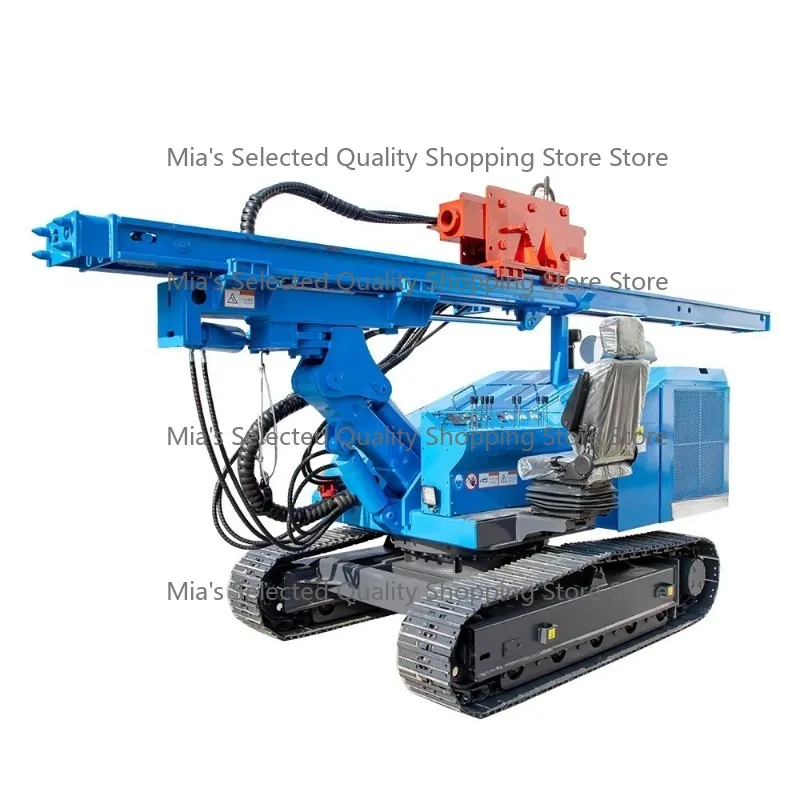 Solar Pile Driver Machine Solar Farm Ground Mounting System Efficient Piling Rig PV Power Plant Construction