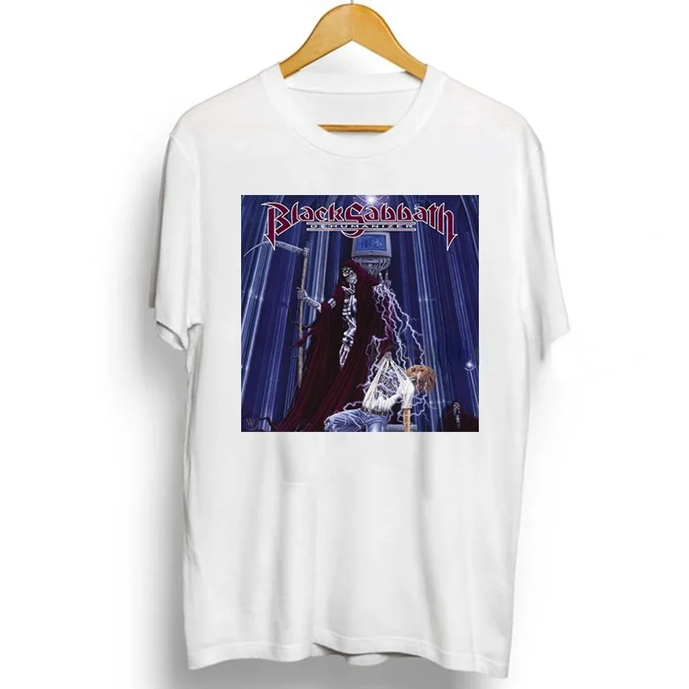 Czarna metalowa zespół rockowy koszulka męska damska moda na co dzień z krótkim rękawem z krótkim rękawem Plus rozmiar T shirt Unisex