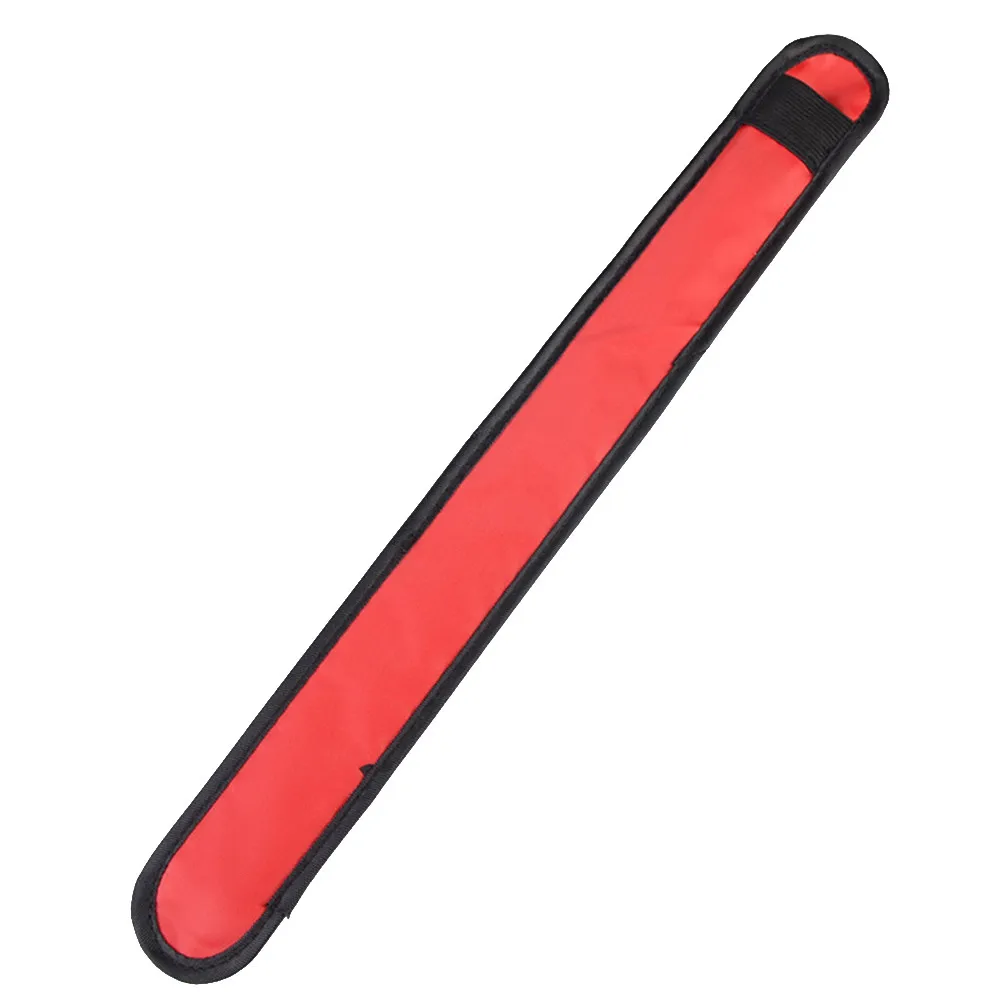 LED Slap Bracelets 4 Pack Luminous Snap Wristbands for Night Running Safety High Visibility Multicolor