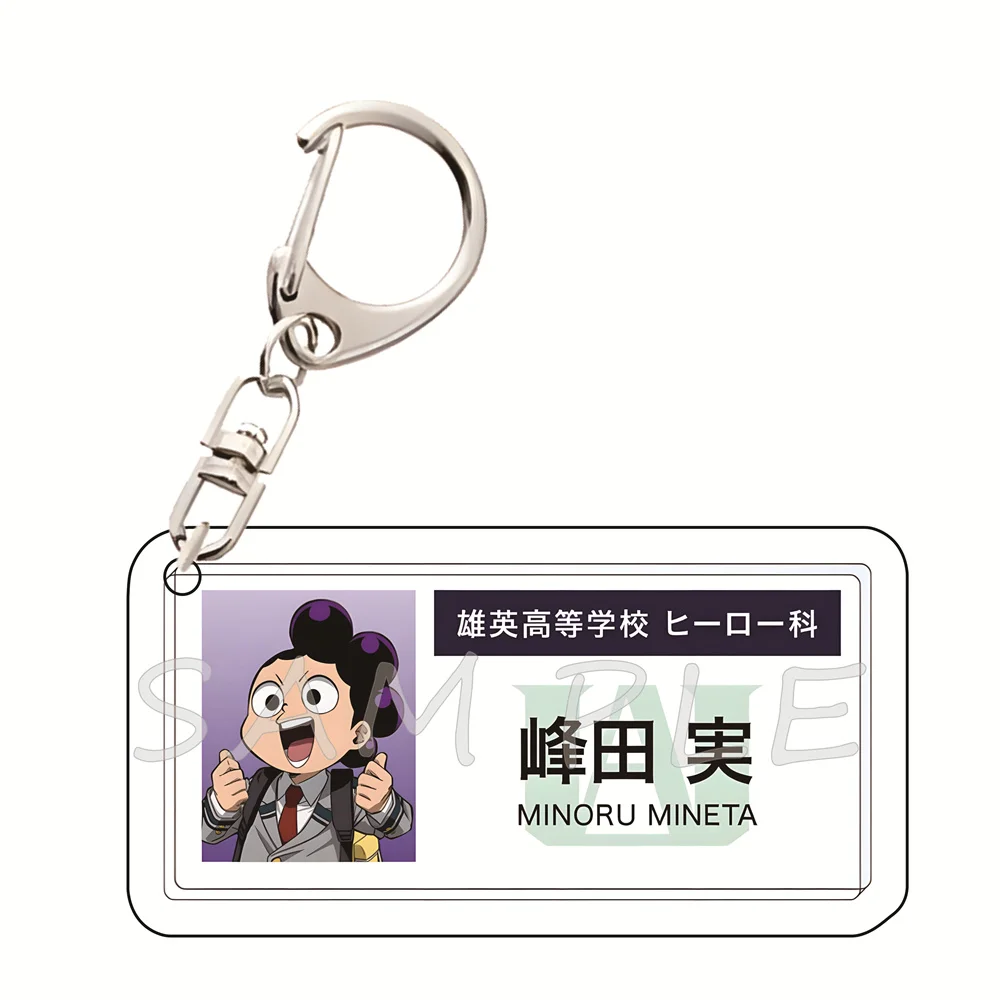 My Hero Academia 6cm Acryl-Schlüsselanhänger im UA High School Ausweis-Stil, Anime-Sammlerstück, Taschenanhänger, Auto-Schlüsselzubehör, Fan-Geschenk – Detail 11