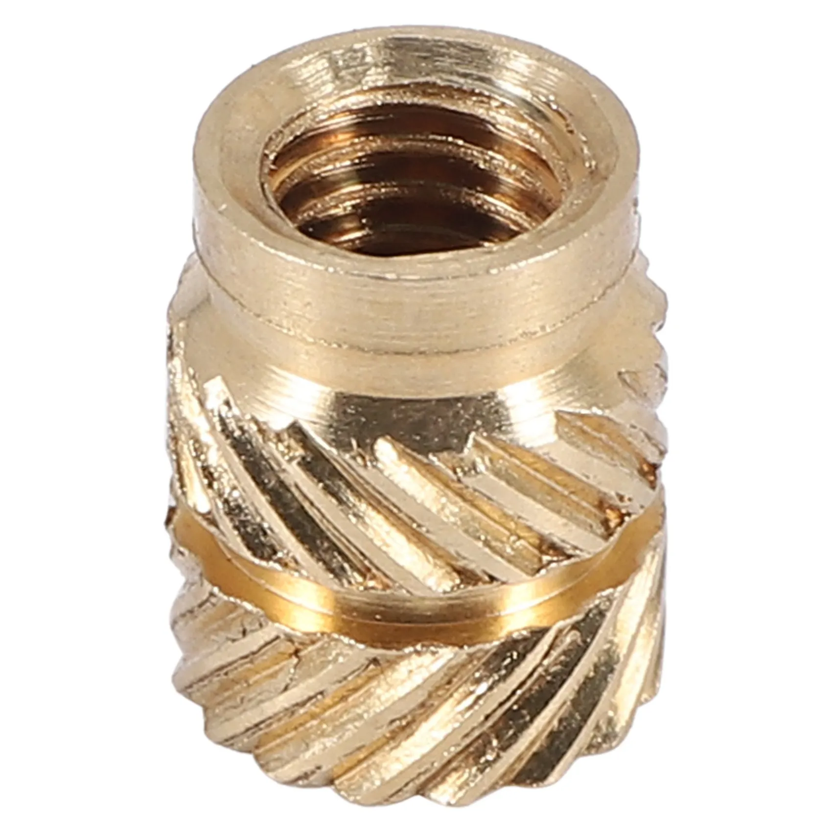 

100Pcs M3 Thread Knurled Brass Threaded Heat Set Heat Resistant Insert Embedment Nut for 3D Printer