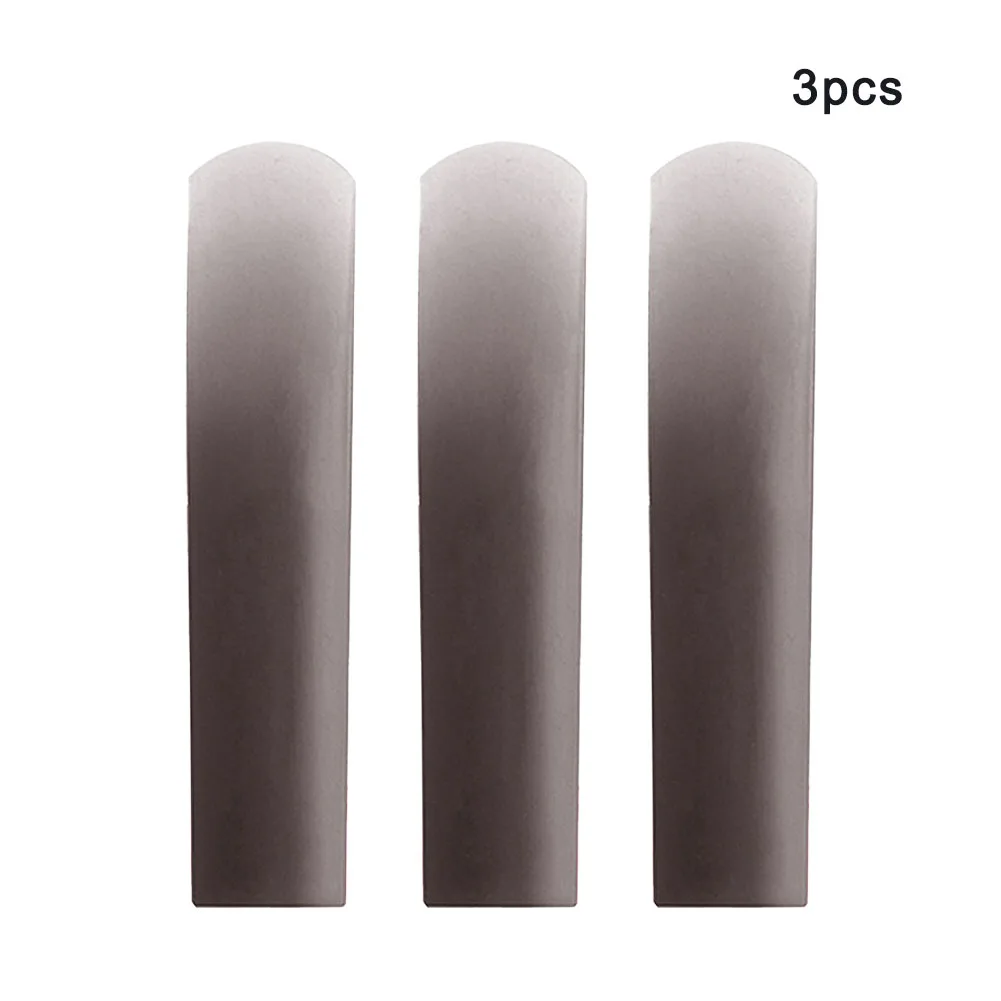 Saxophone Reeds 72*15*3mm Accessory Black/White/Grey For Alto Sax Parts Reed Resin Plastic 2.5 Strength High Quality