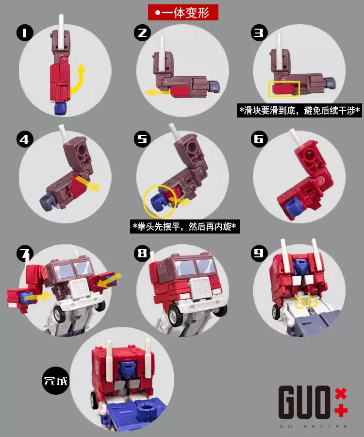Studio Series SS Devastator Optimus Prime Arm Replacement & Gap-Filling Kits