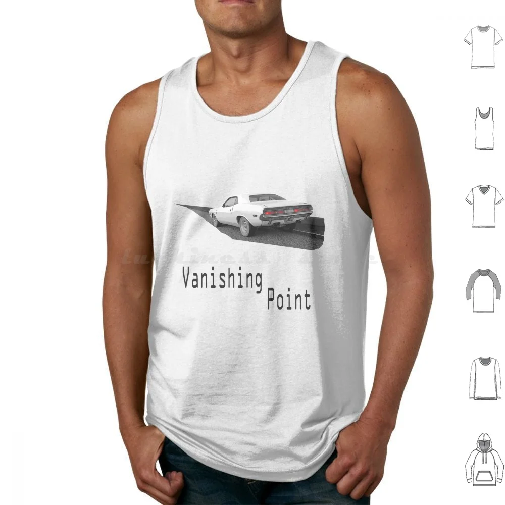 Vanishing Point-Road Tank Tops Vest Sleeveless Challenger Charger Mopar Car Muscle Chevy Racing Camaro Corvette Muscle