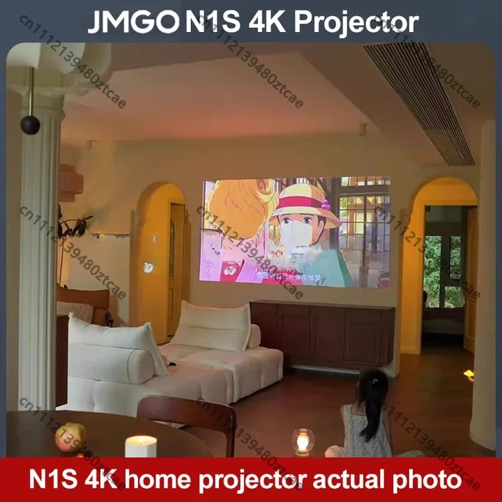 Household Ultra Clear Laser Projector Wireless Smart Projection System Portable Wall Mounted Theater Machine for Indoor Viewing