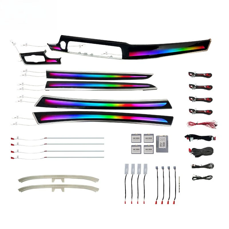 

Подходит для BMW 5 серии 7 серии, окружающий свет F10 F18 F02 F01, аксессуары для модификации динамика с подсветкой