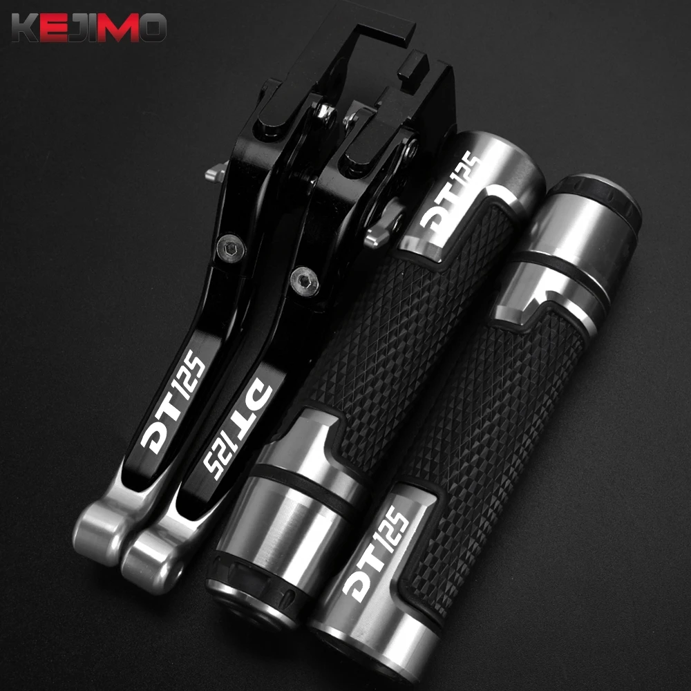 

Adjustable Brake Clutch Lever For Yamaha DT125 DT 125 1987-2005 2006 7/8"22MM Hand Grips Handlebar Ends Motorcycle Accessories