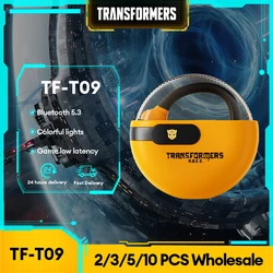 Wahl TRANSFORMERS TF-T09 2/3/5/10 PCS Bumblebee Ohrbügel Sport Kopfhörer HD Anruf Bluetooth Kopfhörer Musik Gaming Ohrhörer