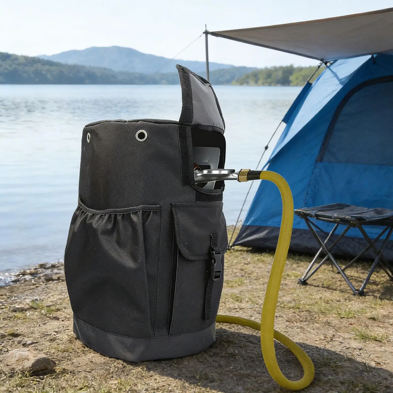 

Camping Cookware Gas Tank Cover Case Weather Resistant for Outdoor Picnic BBQ Hiking Fuel Protection