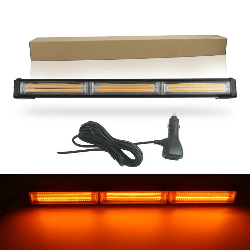 

13 Inches LED Strobe Light Bar COB Strobe Flashing Light 12V 24V Traffic Advisor Strobe Light Bar LED Warning Traffic 2026