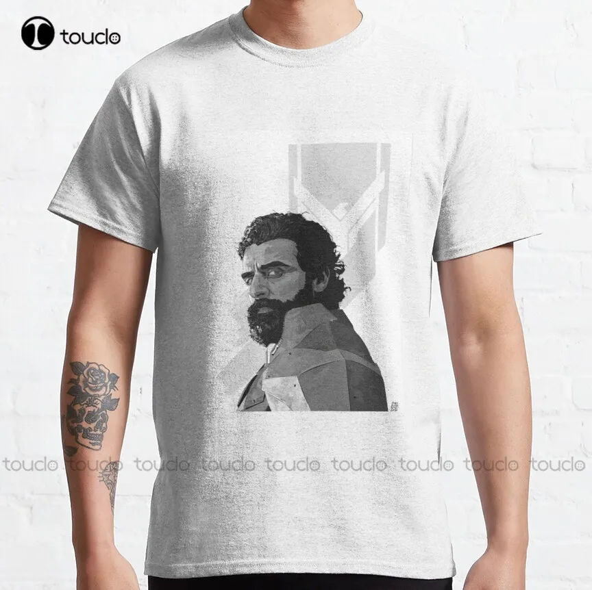 Oscar Isaac  Classic T-Shirt Tee T Shirts New Popular  Cotton Outdoor Simple Vintage Casual Tee Shirts