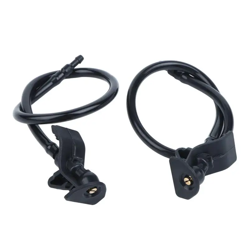 2/4 Pcs For 2011-2018 Car Windshield: Wiper Washer Nozzle Sprayer BB5Z-17603-A Black